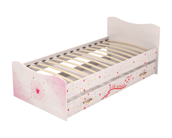 05 «Принцесса» Кровать на 900 с ящиками (комплектация 1)